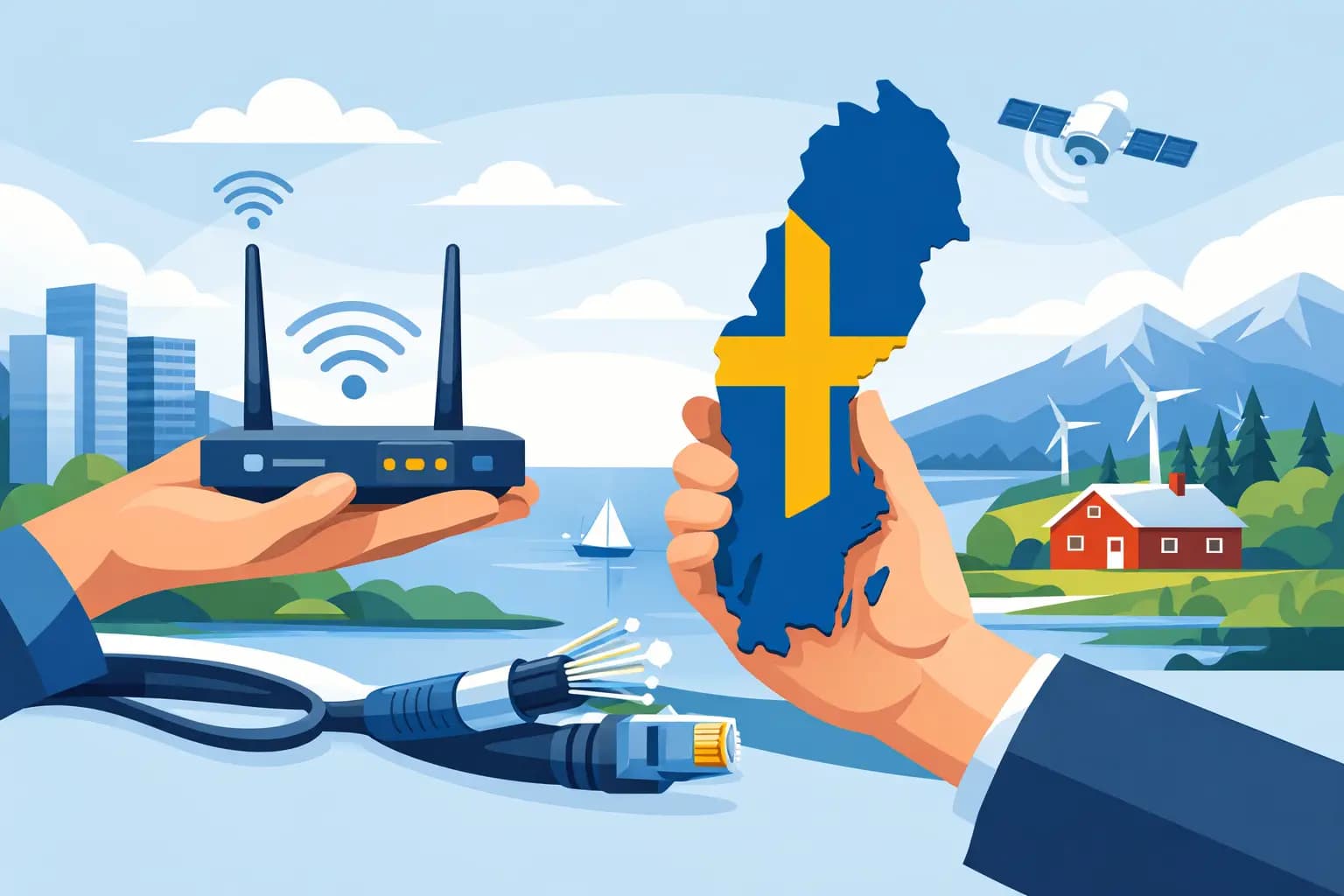 Lokal internetleverantör i Sverige - rätt val