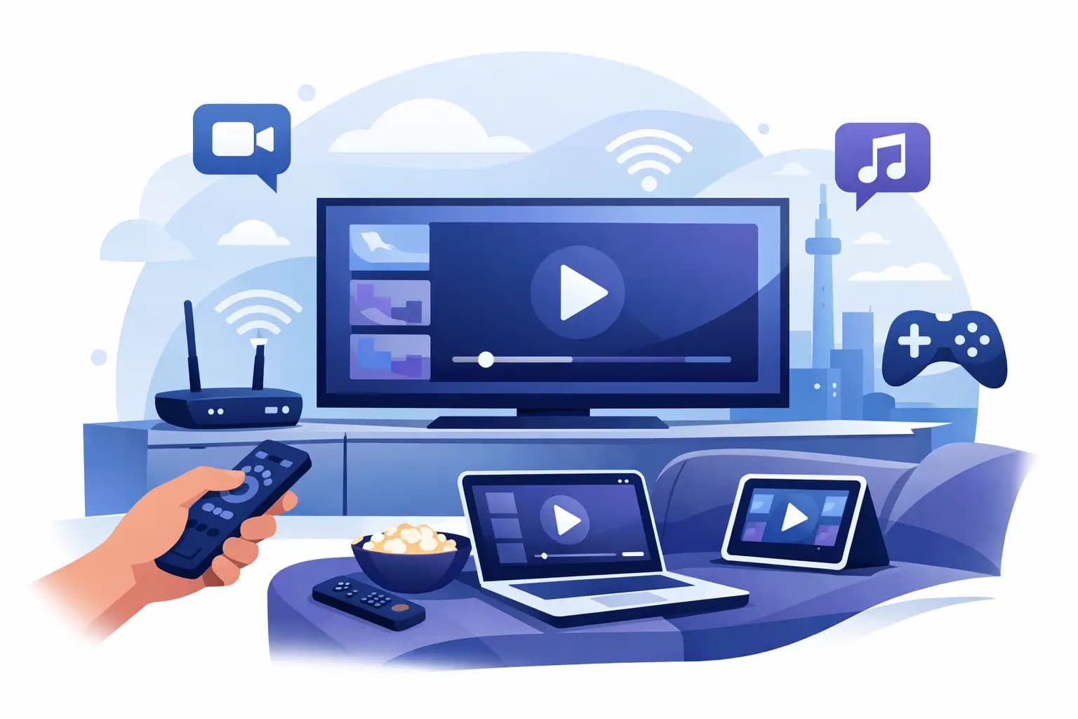 Bästa internet för streaming hemma