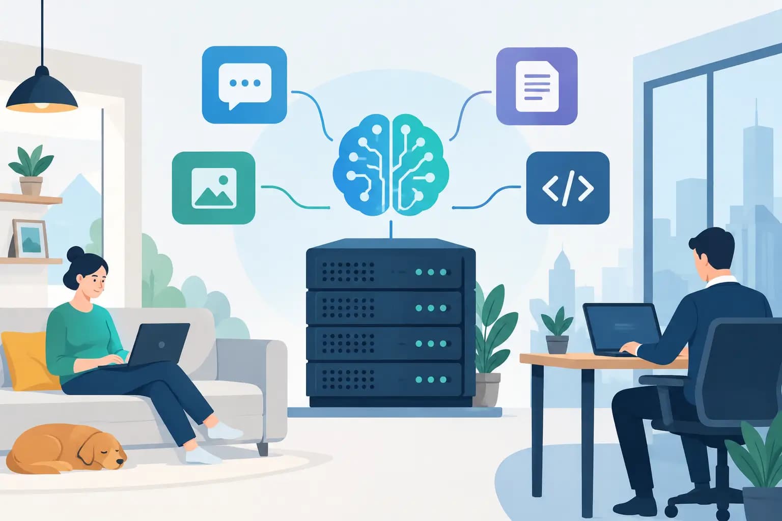 Self hosted AI & LLM för hem och företag