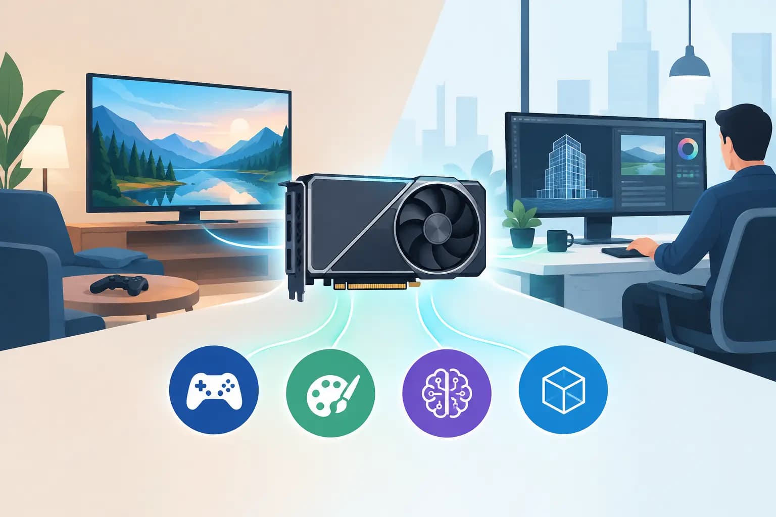 GPU:n avgör mer än bildkvaliteten hemma och på jobbet