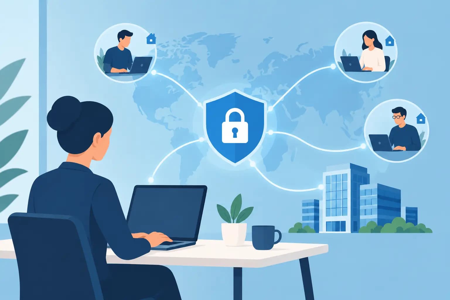 Företags VPN för säker åtkomst på distans